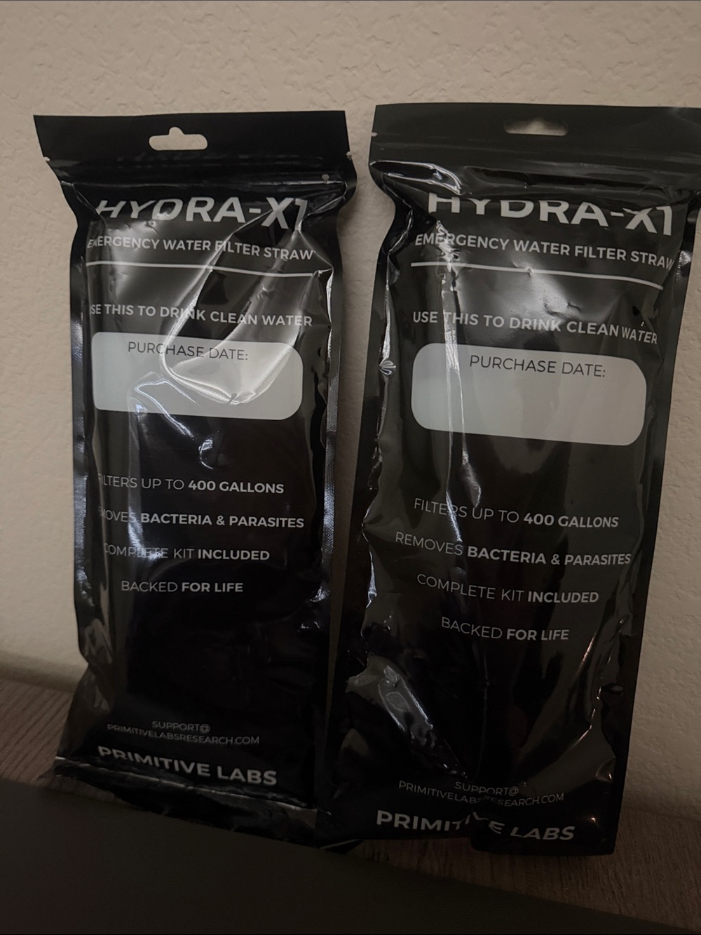 Emergency Water Filter Straws
